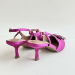 Bibi Lou Slingback Fuxia Con Fibbia Gioiello