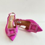 Bibi Lou Slingback Fuxia Con Fibbia Gioiello