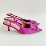 Bibi Lou Slingback Fuxia Con Fibbia Gioiello