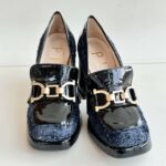 Matteo Pitti Mocassino Donna In Bouclè E Vernice