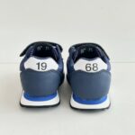 Sun 68 Sneakers Bambino Blu Con Velcro