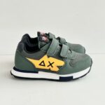 Sun 68 Sneakers Bambino Verde Con Velcro