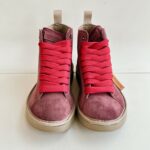Panchic Polacco Uomo Bordeaux Con Lacci Rossi