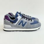 New Balance 574 Sneakers Uomo Grigio E Viola