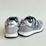 Sun 68 Sneakers Bambina Glitter Argento Con Velcro