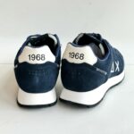 Sun 68 Sneakers Uomo In Camoscio Blu