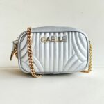 Gaelle Mini Camera Bag Con Imputure Argento