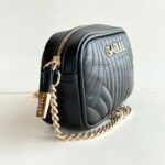 Gaelle Mini Camera Bag Con Impunture Nera