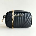 Gaelle Mini Camera Bag Con Impunture Nera