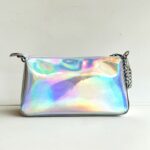 Lancaster Mini Borsa Donna Specchiato Argento