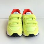 Sun 68 Sneakers Bambino Con Velcro Giallo Fluo