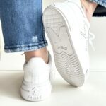 Ash Santana Sneakers Donna Bianca Invecchiata
