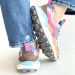Flower Mountain Yamano Sneakers Donna Rosa Multicolore