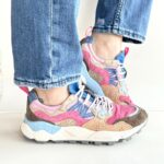 Flower Mountain Yamano Sneakers Donna Rosa Multicolore