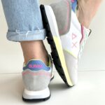sun 68 Sneakers Donna Bianco Multi