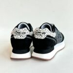 Sun 68 Sneakers Donna Nera Glitter E Cavallino