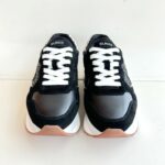 Sun 68 Sneakers Donna Nera Glitter E Cavallino