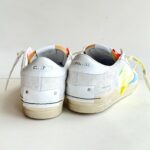 Crime London Deluxe Sneakers Uomo Bianca Effetto Vintage