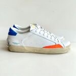 Crime London Distressed Sneakers Uomo Bianca