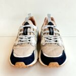 Flower Mountain Yamano Sneakers Uomo Beige E Blu