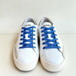 Sun 68 Sneakers Uomo In Pelle Bianca E Blu