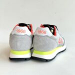 Sun 68 Sneakers Uomo Grigio Chiaro E Dettagli Fluo