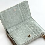 Coccinelle Portacarte Donna Con Bottone E Zip Menta