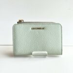 Coccinelle Portacarte Donna Con Bottone E Zip Menta