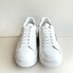 Gaelle Sneakers Donna Bianca Con Talloncino Nero