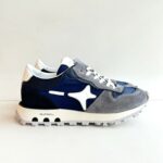 Ama Brand Super Run Sneakers Uomo Blu E Grigio