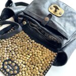 Campomaggi Marsupio Donna In Pelle Nera Con Rivetti