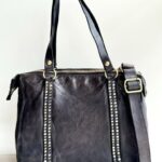Campomaggi Borsa Shopping Donna In Pelle Grigia
