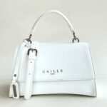 Gaelle Borsa A Mano Forma Asimmetrica Bianca