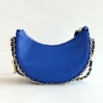 Gaelle Mini Hobo Bag Donna Bluette Con Perle