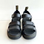 Dr. Martens Klaire J Sandalo Bambina Nero Con Velcro