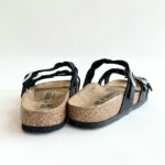 Birkenstock Franca Braided Donna In Pelle Nera