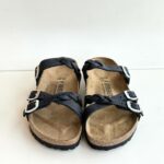 Birkenstock Franca Braided Donna In Pelle Nera