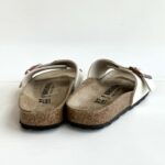 Birkenstock Catalina In Birko Flor Pearl White