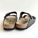 Birkenstock Arizona Uomo In Birko Flor Dark Brown