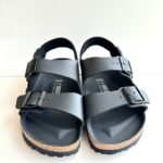 Birkenstock Milano Sandalo Unisex In Birko Flor Total Black