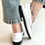 Sebago Classic Dan Mocassino Donna Bianco