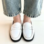 Sebago Classic Dan Mocassino Donna Bianco
