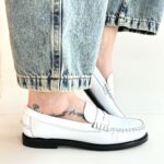 Sebago Classic Dan Mocassino Donna Bianco