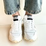 Ama Brand Super Run Sneakers Donna Total White