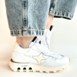 Ama Brand Super Run Sneakers Donna Total White