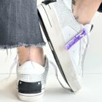 Crime London Sneakers Donna Bianca Ricoperta Di Cristalli