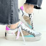 Crime London Sk8 Deluxe Sneakers Donna Multicolore