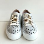 Stokton Sneakers Donna Argento Con Insetti Gioiello