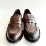 Lord Douglas Mocassino Uomo Intrecciato Cuoio