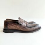 Lord Douglas Mocassino Uomo Intrecciato Cuoio